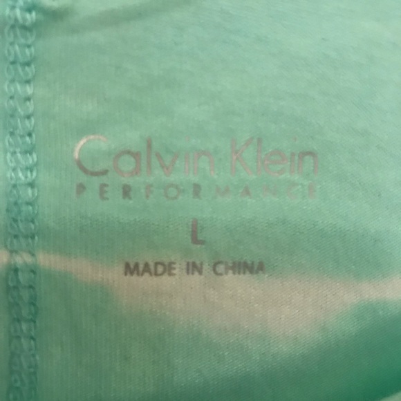Calvin Klein Performance tie-dyed Top Sz Large NWT - Picture 2 of 5